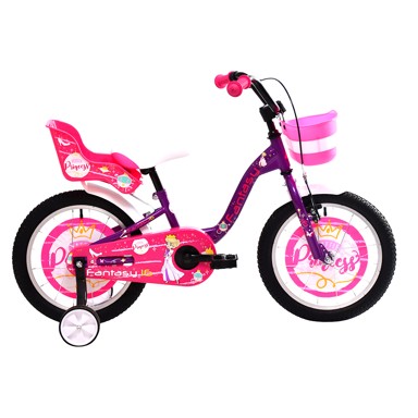 FANTASY Dječji bicikl, 16", ljubičasti